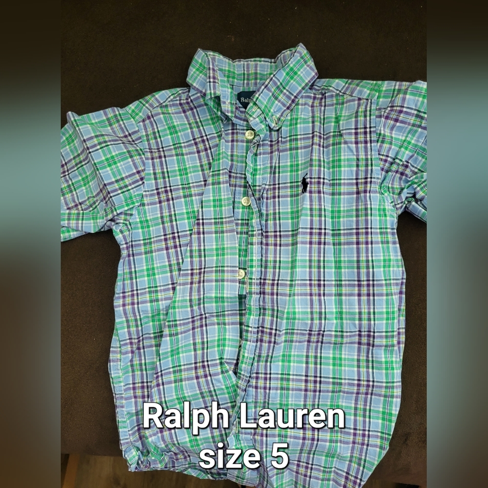 Lot of 16 boys dress shirts - size 5/6/7